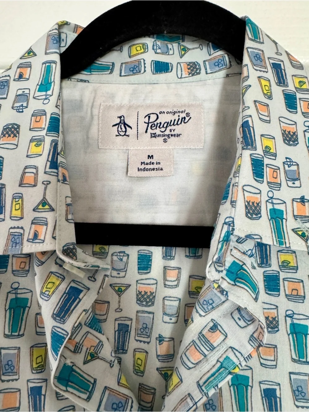 Original Penguin Short-Sleeve Printed Men's Shirt